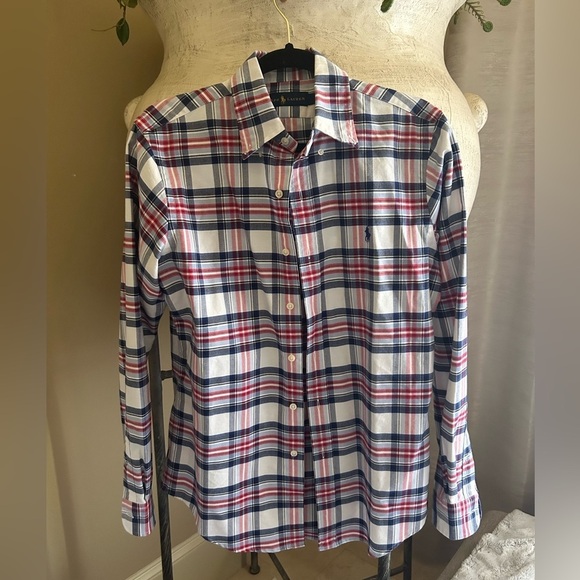 Ralph Lauren Button down plaid - Picture 1 of 5